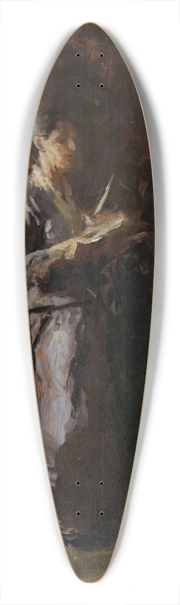 Thomas Eakins - Study for Pathetic Song 39.3 inch art pintail longboard deck