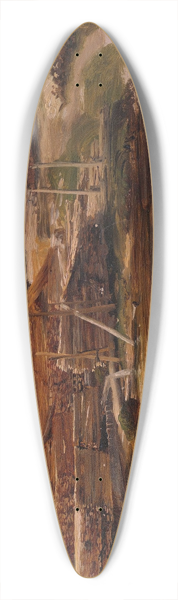 Thomas Fearnley - Timber Yard 39.3 inch art pintail longboard deck