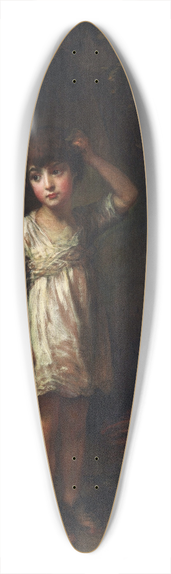 Thomas Gainsborough - A Boy with a Cat,Morning 39.3 inch art pintail longboard deck