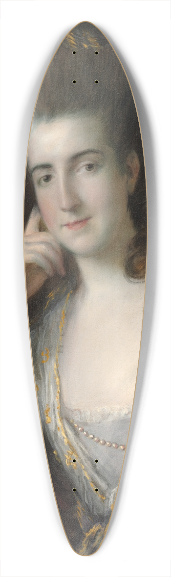 Thomas Gainsborough - Portrait of Mary Wise 39.3 inch art pintail longboard deck