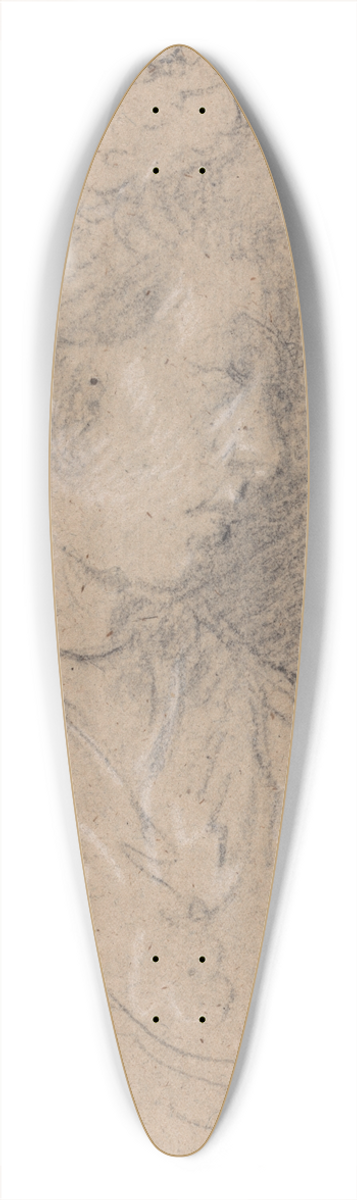 Thomas Gainsborough - Study of a Woman in a Mob Cap 39.3 inch art pintail longboard deck