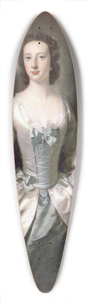 Thomas Hudson - Portrait of a Lady 39.3 inch art pintail longboard deck