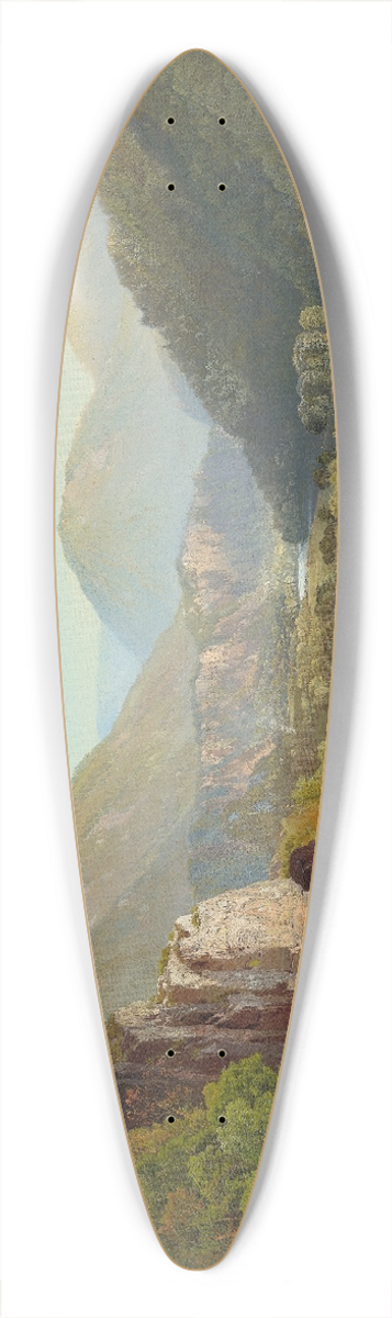 Thomas Moran - The Juniata,Evening 39.3 inch art pintail longboard deck