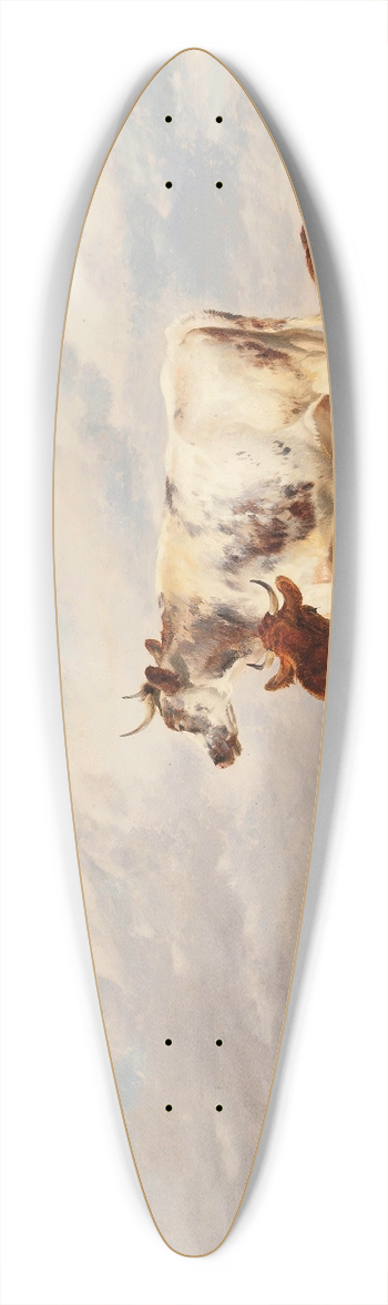 Thomas Sidney Cooper - In the meadows at noon 39.3 inch art pintail longboard deck