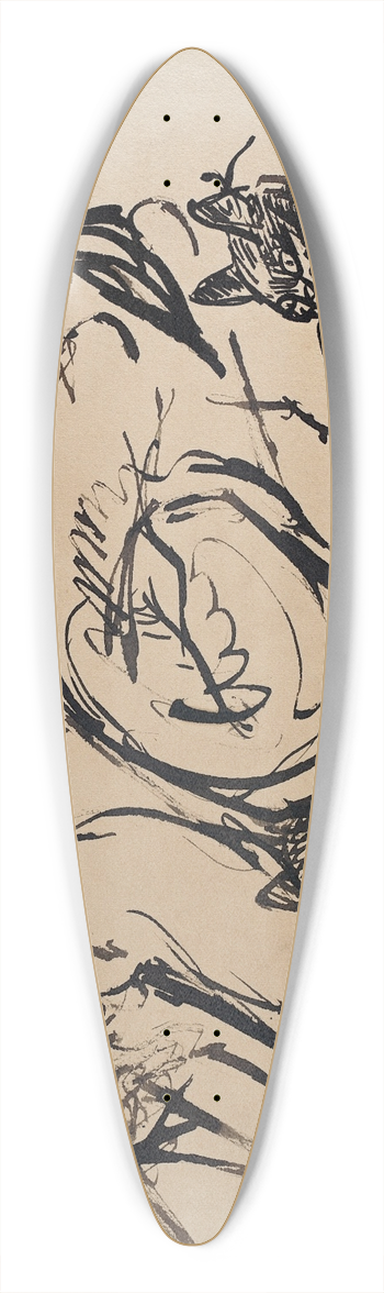 Thophile Alexandre Steinlen - Cats 39.3 inch art pintail longboard deck