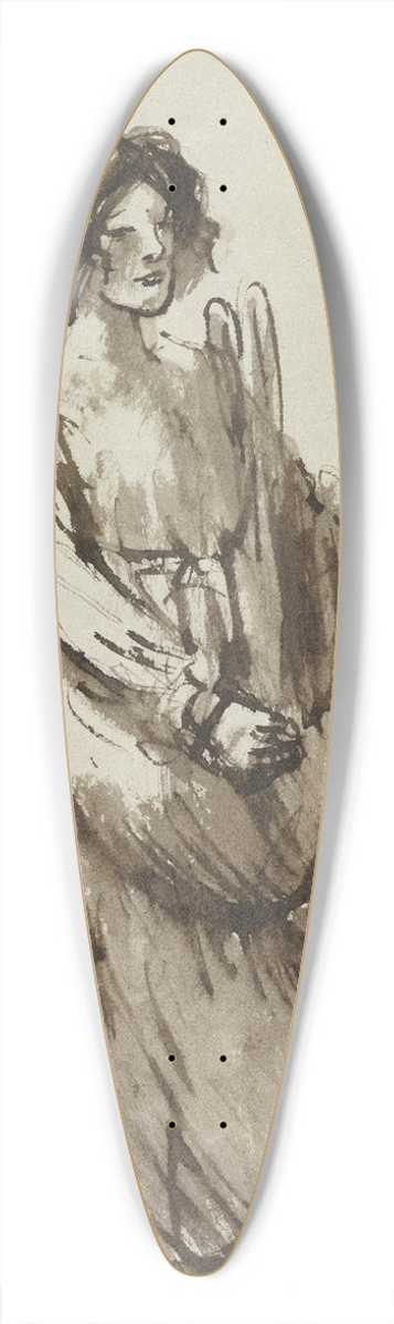 Thophile Alexandre Steinlen - The Bread Carrier 39.3 inch art pintail longboard deck