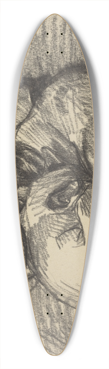 Thophile Alexandre Steinlen - The Cats  Tsching, Batzar and Blanc-Blanc 39.3 inch art pintail longboard deck