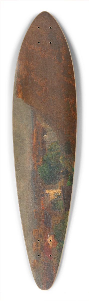 Tina Blau - Sandgrube mit Blick auf Ptzleinsdorf 39.3 inch art pintail longboard deck