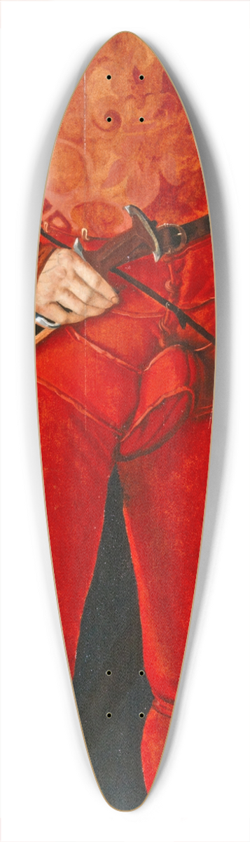Tobias Stimmer - Portrait of the Zurich Standard-Bearer Jacob Schwytzer 39.3 inch art pintail longboard deck