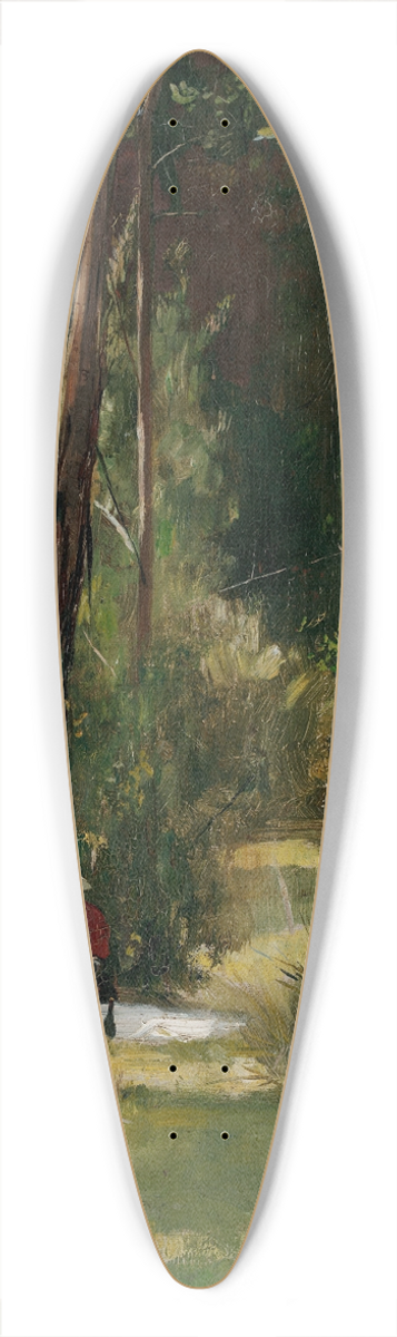 Tom Roberts - A Sunday afternoon 39.3 inch art pintail longboard deck