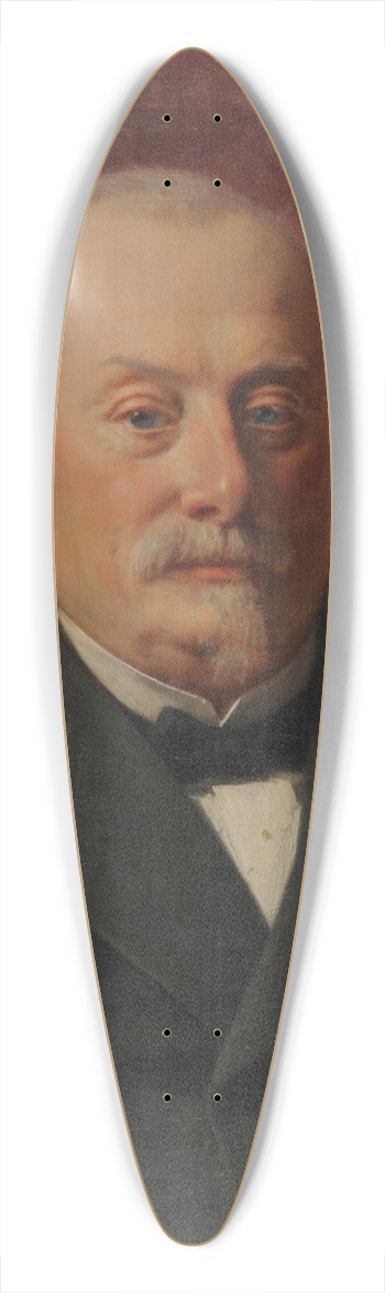 Tony de Bergue - Adolphe Dauphinot 39.3 inch art pintail longboard deck