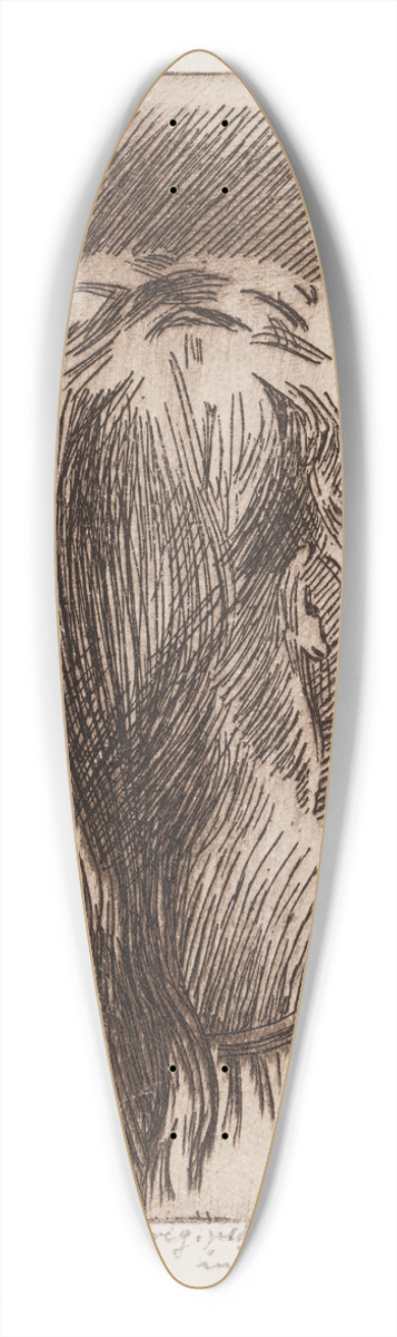 Torsten Wasastjerna - Tytn p 39.3 inch art pintail longboard deck