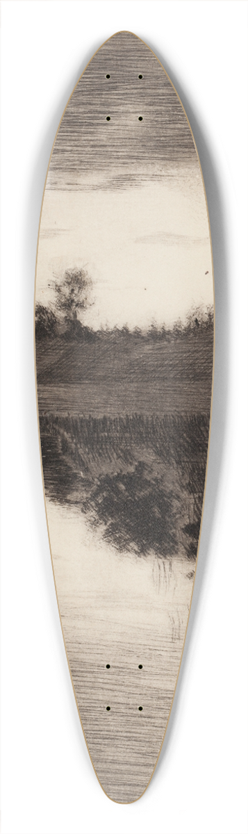 Torsten Wasastjerna - Veto-oja 39.3 inch art pintail longboard deck