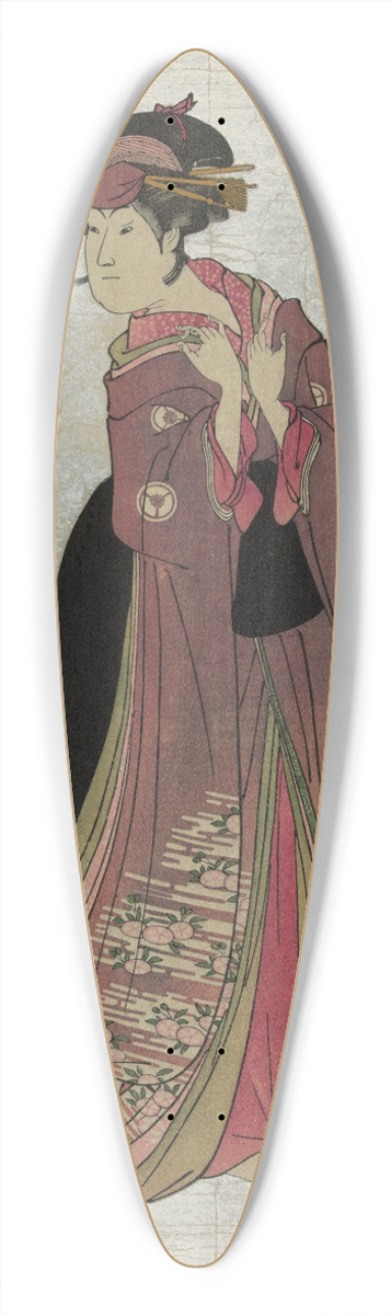 Toyokuni Utagawa - Yamatoya 39.3 inch art pintail longboard deck