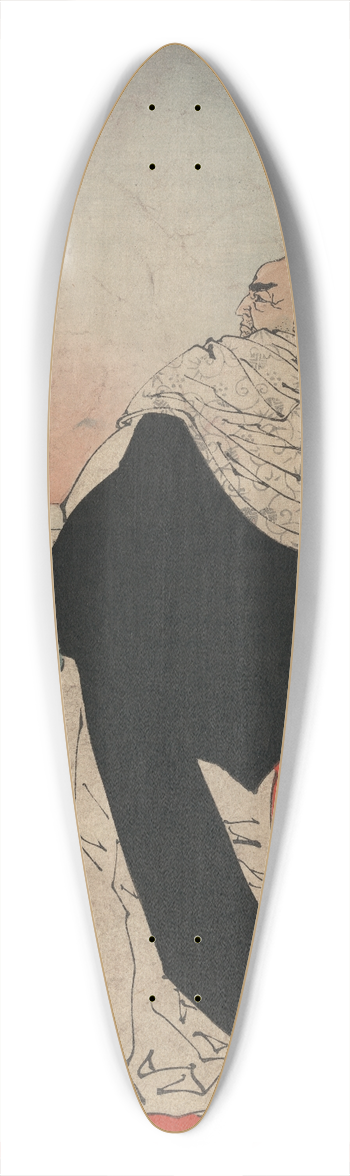 Tsukioka Yoshitoshi - Heishkoku Kiyomori 39.3 inch art pintail longboard deck