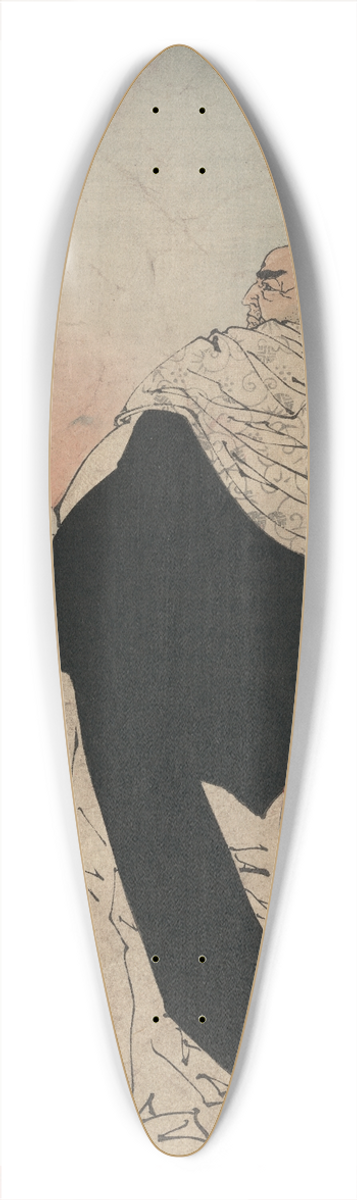 Tsukioka Yoshitoshi - Heishkoku Kiyomori 39.3 inch art pintail longboard deck