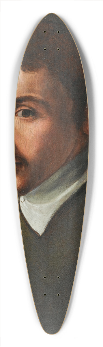 Tuscan School - Portrait Of A Young Man 39.3 inch art pintail longboard deck
