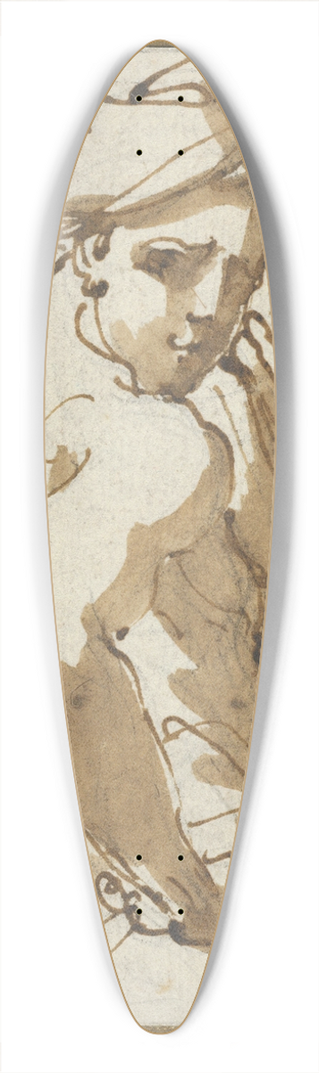 Ubaldo Gandolfi - Judith with the Head of Holofernes 39.3 inch art pintail longboard deck