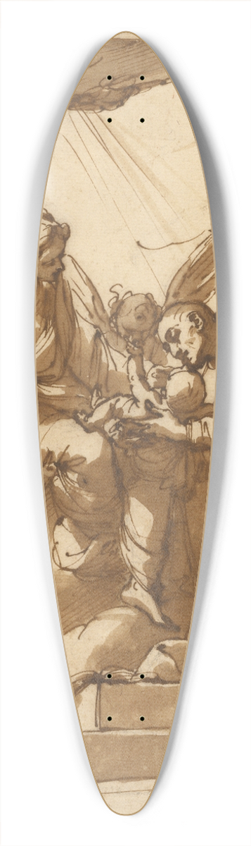 Ubaldo Gandolfi - Vision of Saint Gaetano Thiene 39.3 inch art pintail longboard deck