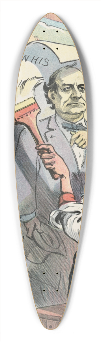 Udo Keppler - Coming! 39.3 inch art pintail longboard deck