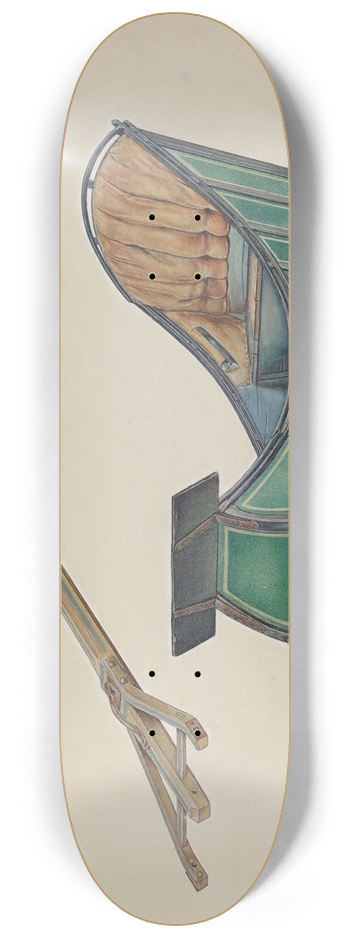David Ramage - Sleigh 8.25 inch art skate deck