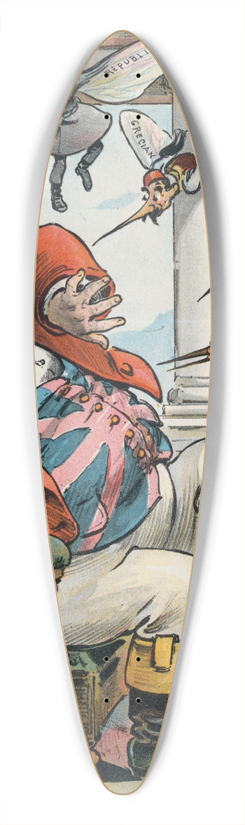 Udo Keppler - Not so happy as he might be 39.3 inch art pintail longboard deck