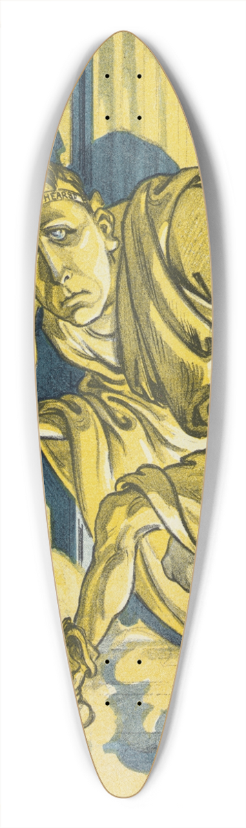 Udo Keppler - The rape of Lucrece 39.3 inch art pintail longboard deck