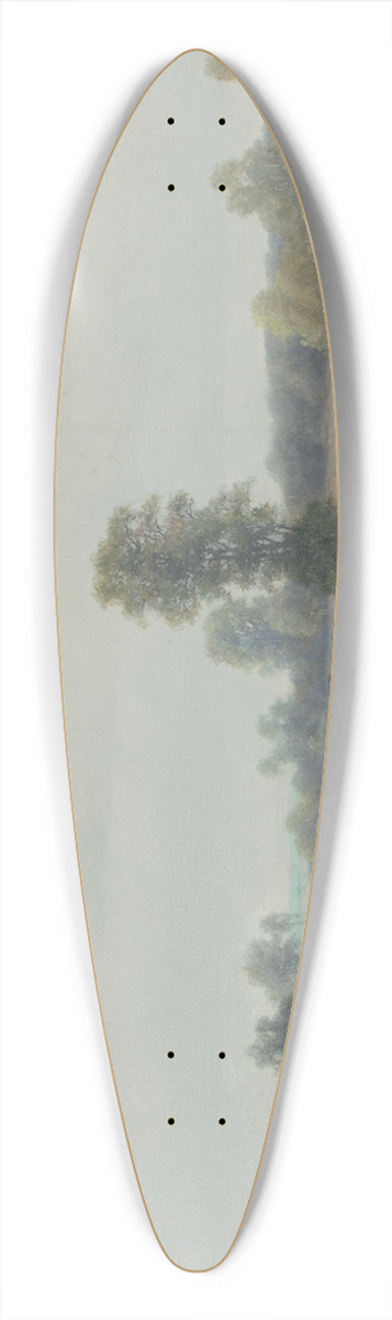 udovt ordk - Landscape with grazing cows 39.3 inch art pintail longboard deck