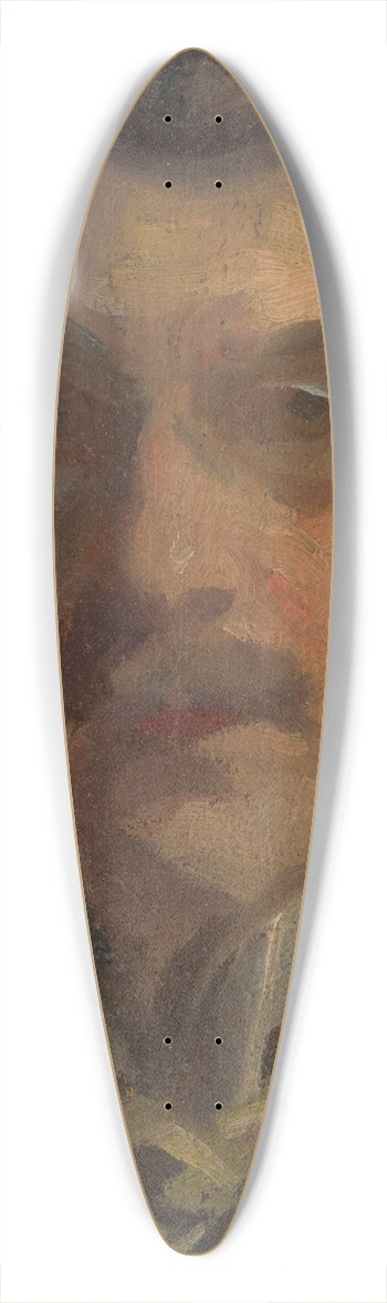 udovt Pitthordt - Self-Portrait 39.3 inch art pintail longboard deck