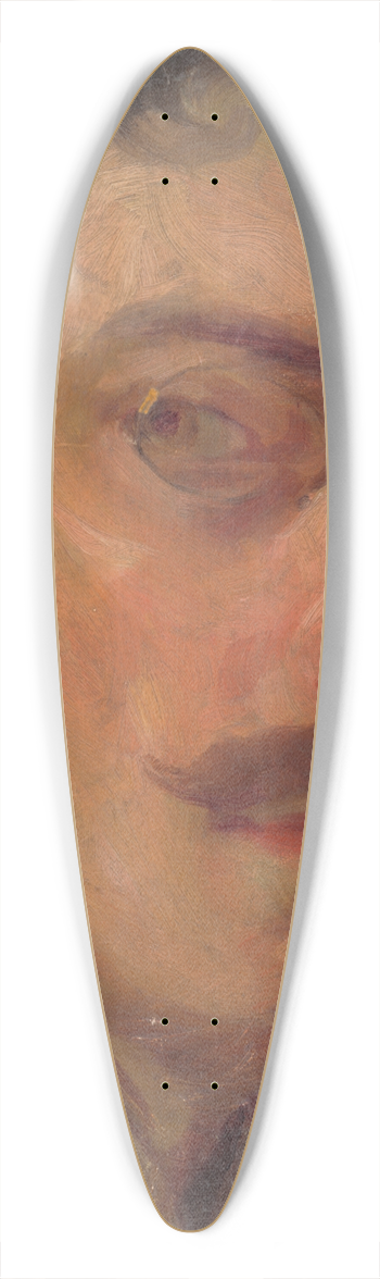 udovt Pitthordt - Study for a Self-Portrait 39.3 inch art pintail longboard deck