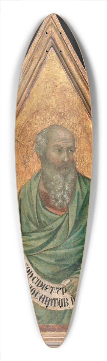 Ugolino di Nerio - The Prophet Isaiah 39.3 inch art pintail longboard deck