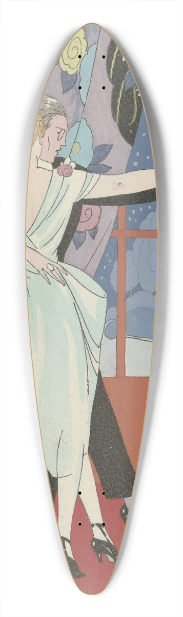 Umberto Brunelleschi - Dansend paar 39.3 inch art pintail longboard deck