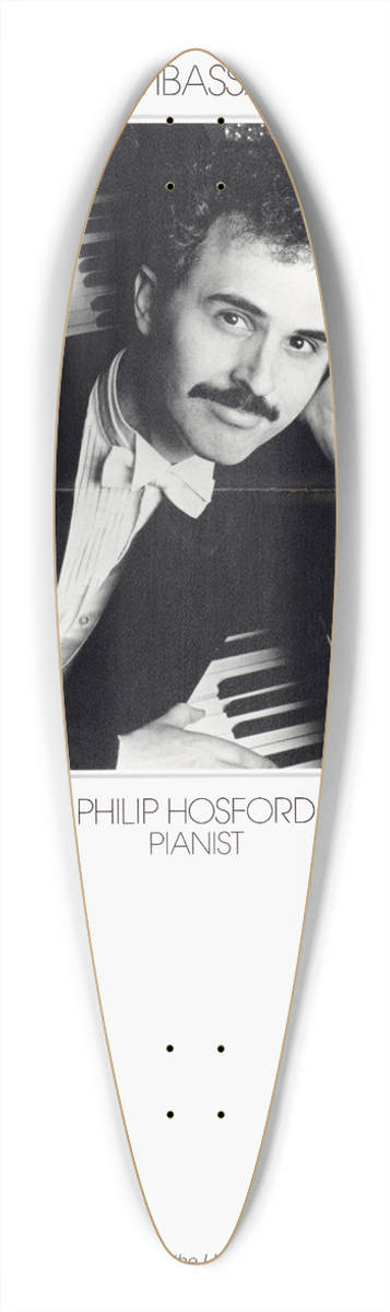 U.S. Information Agency - Artistic Ambassador (USA): Philip Hosford, Pianist 39.3 inch art pintail longboard deck