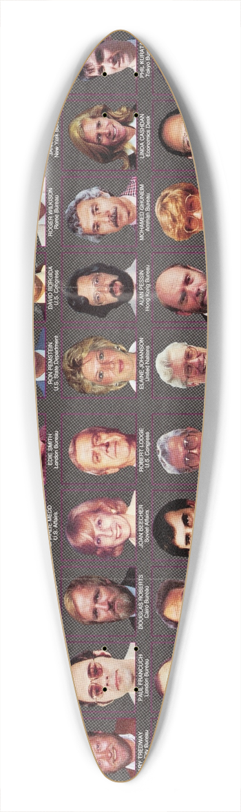 U.S. Information Agency - BRINGING YOU THE FULL STORY. VOICE OF AMERICA CORRESPONDENTS AROUND THE WORLD. 39.3 inch art pintail longboard deck