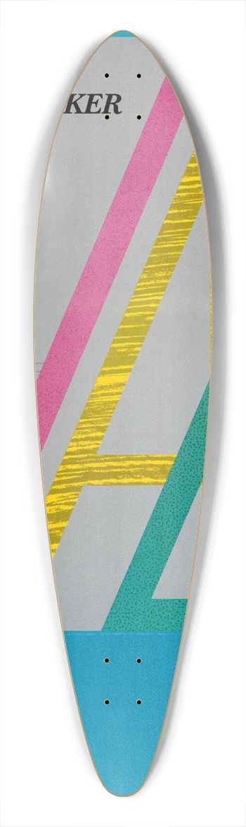 U.S. Information Agency - Michael Brecker Quartet 39.3 inch art pintail longboard deck