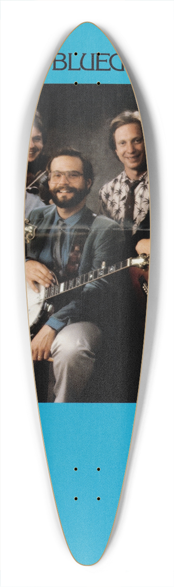 U.S. Information Agency - Nashville Bluegrass Band 39.3 inch art pintail longboard deck