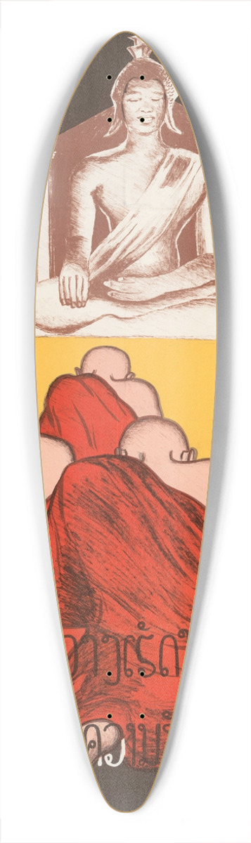 U.S. Information Agency - Poster No. 1 Government 39.3 inch art pintail longboard deck