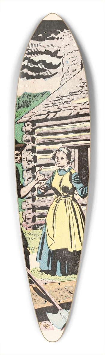 U.S. Information Agency - Question 39.3 inch art pintail longboard deck