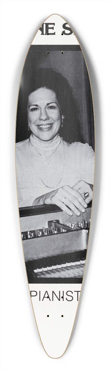 U.S. Information Agency - Shirley Anne Seguin (USA), Pianist 39.3 inch art pintail longboard deck