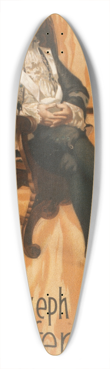 U.S. Lithograph Co. - Joseph Jefferson 39.3 inch art pintail longboard deck