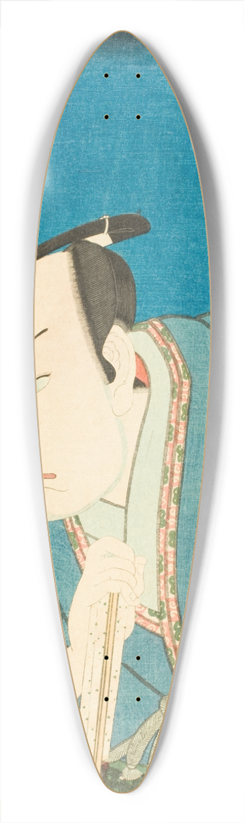 Utagawa Kunisada (Toyokuni III) - The Actor Kataoka Nizaemon in the role of boshi Yuranosuke (leader of the 47 rnin) 39.3 inch art pintail longboard deck