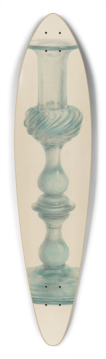 Van Silvay - Candlestick 39.3 inch art pintail longboard deck
