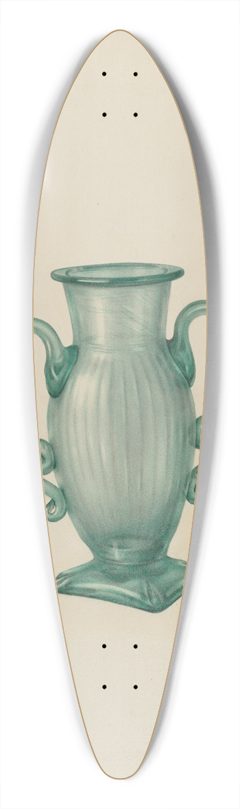 Van Silvay - Vase 39.3 inch art pintail longboard deck