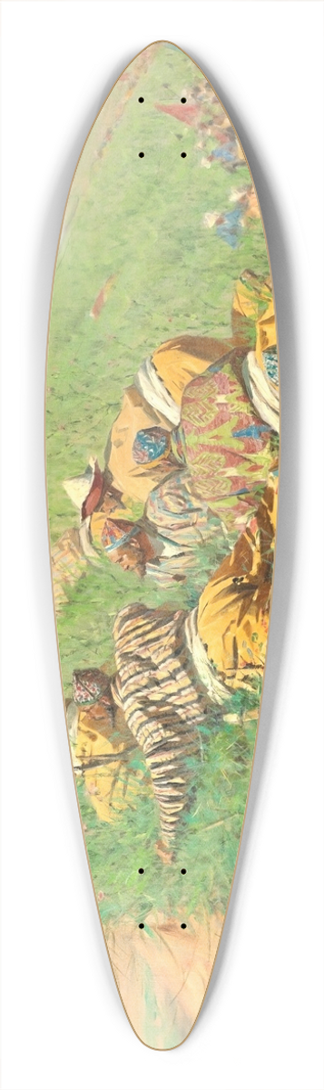 Vasily Vereshchagin - Spying out 39.3 inch art pintail longboard deck