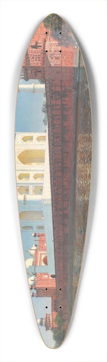 Vasily Vereshchagin - Taj Mahal Mausoleum, Agra 39.3 inch art pintail longboard deck