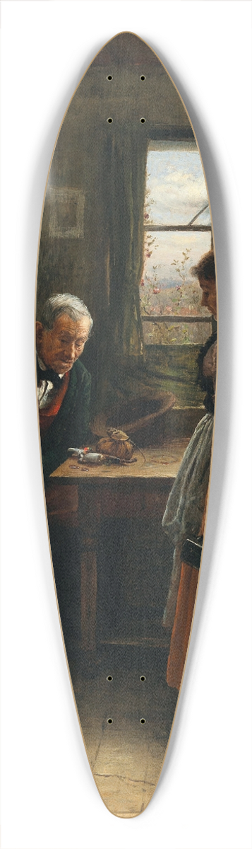 Vclav Brok - Der letzte Groschen 39.3 inch art pintail longboard deck