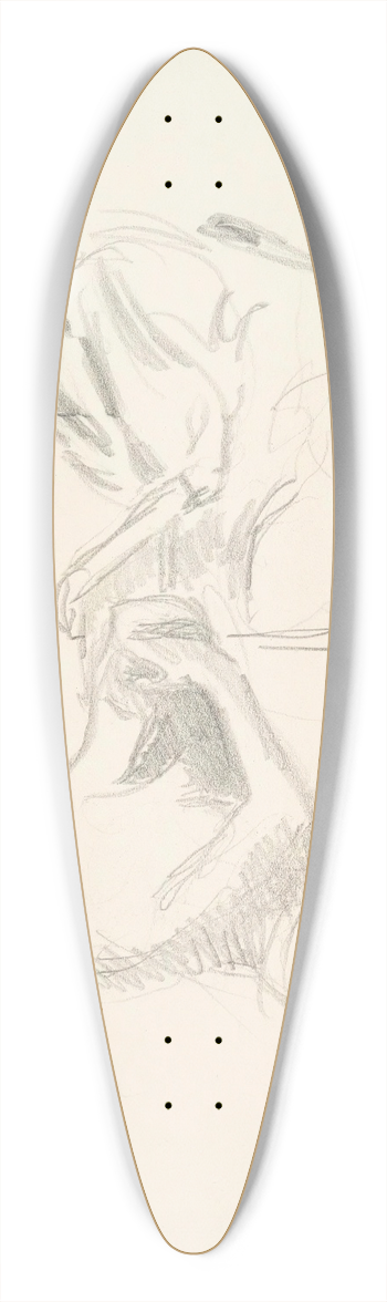 Venny Soldan-Brofeldt - Alaston naismalli ja taiteilija 39.3 inch art pintail longboard deck