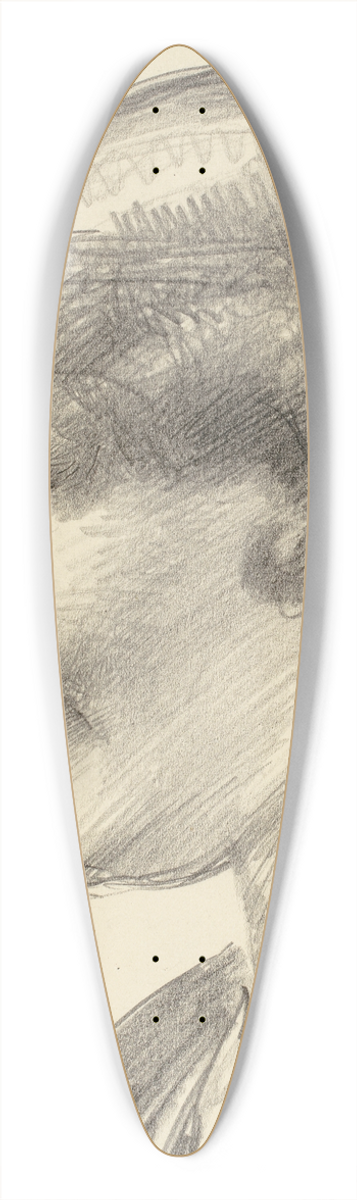 Venny Soldan-Brofeldt - Maggie Gripenberg 39.3 inch art pintail longboard deck