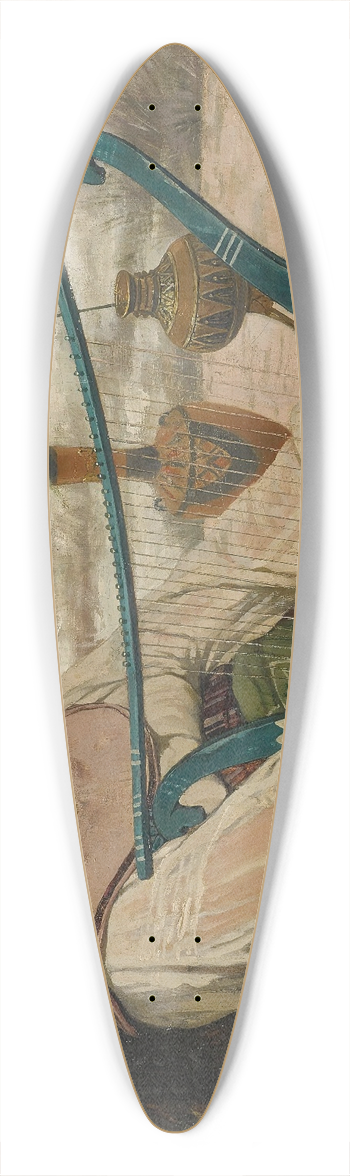 Victor Lagye - The Lyre 39.3 inch art pintail longboard deck
