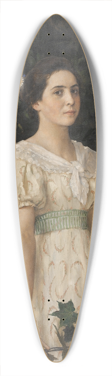 Victor Mikhailovich Vasnetsov - Portrait of Vera Savvishna Mamontova 39.3 inch art pintail longboard deck